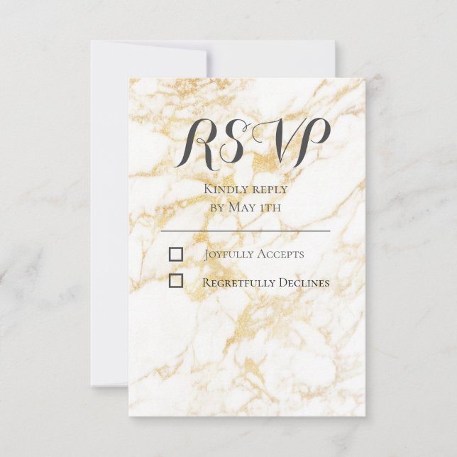 Marble branco e Dourado (Frente)