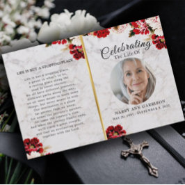 Marble Burgundy Blush Celebração do Programa Vida