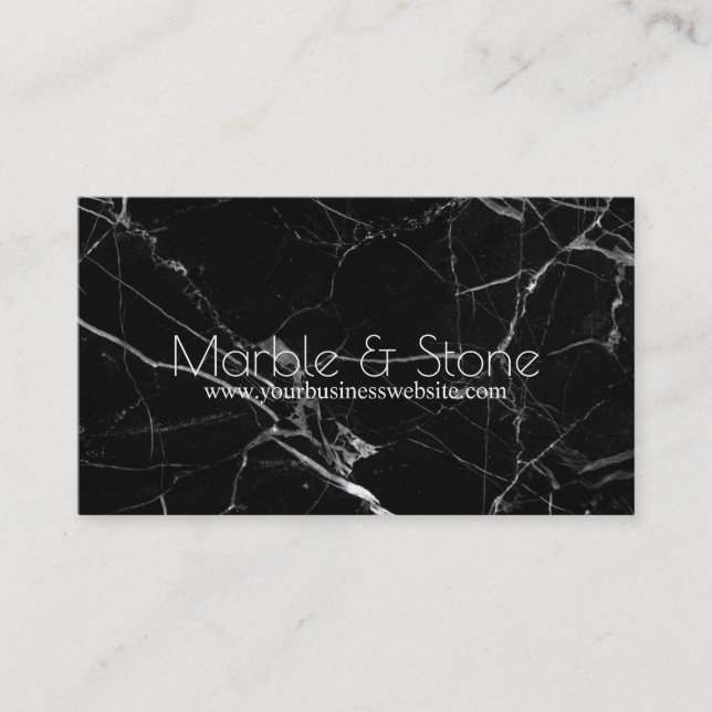 Marble e Stone Countertops Cartão de visita (Frente)