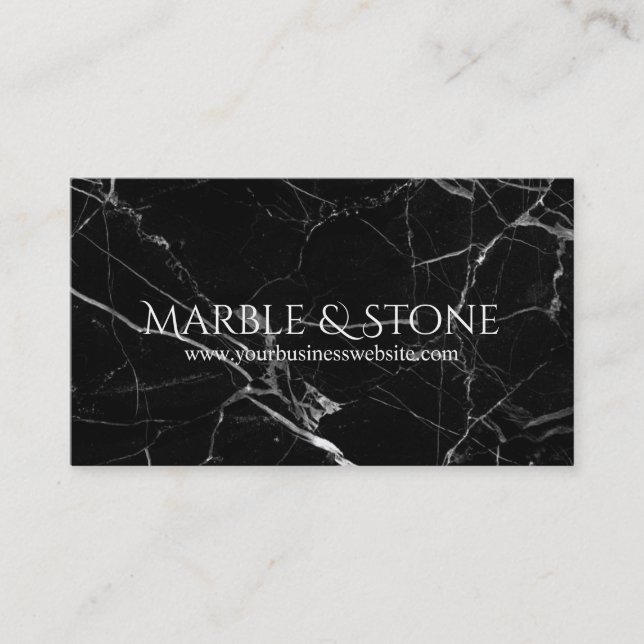 Marble e Stone Countertops Cartão de visita (Frente)