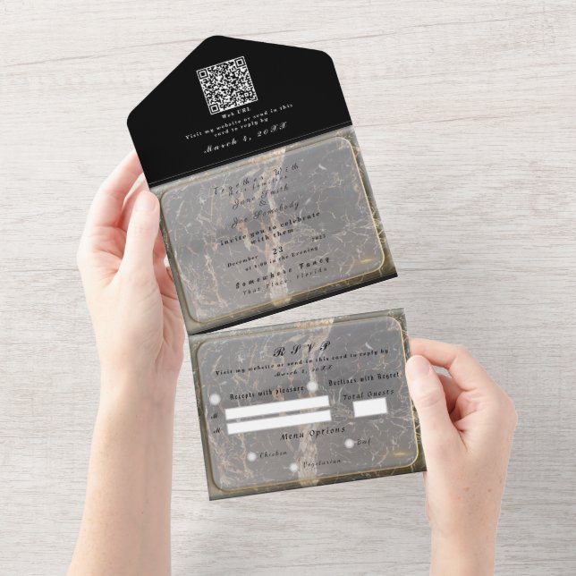 Marble Elegante Personalizado (Aba destacável)