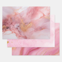 Marble Elegante rosa e Dourado