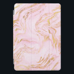 Marble Pink Rose Stone Dourado Abstrato Lux<br><div class="desc">design florenceK mínimo e elegância</div>