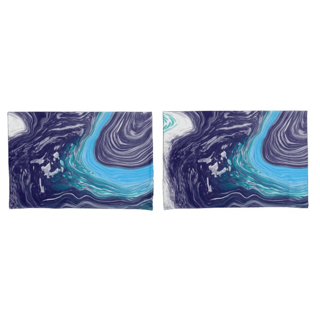 Marble Real Azul e Branco (Frente - conjunto)