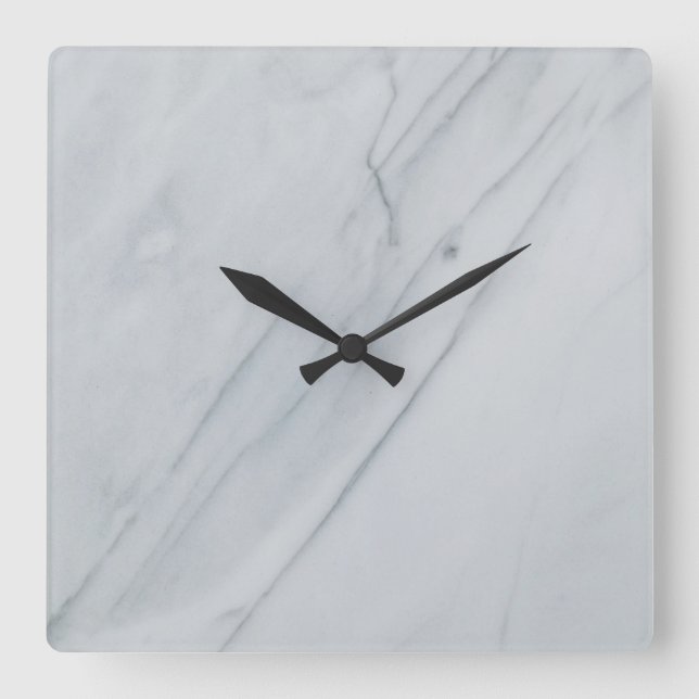 Marble Stone 10,75" Relógio de Parede Acrílico Qua (Frente)