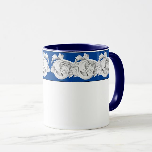 Marble Tendrils em uma caneca Combo (11 oz.) (Frente Esquerda)