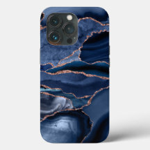 Marble Trendy Marinho Blue Agate Geode