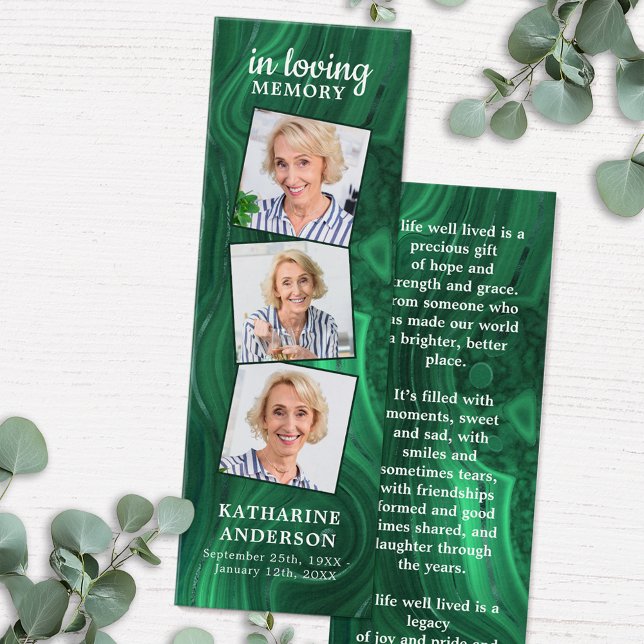 Marble Verde - Poema Fotográfico Poem Funeral Book (Criador carregado)