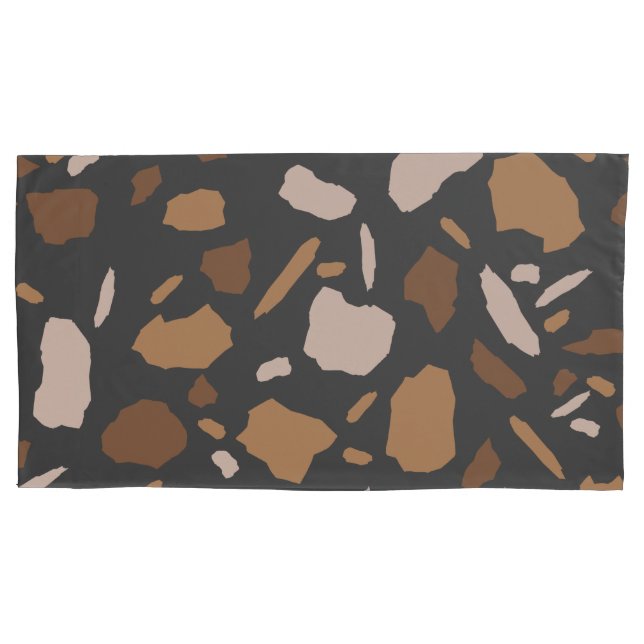 Marbre Terrazzo Marrom, Bege, Bege Claro e Cinza (Frente)