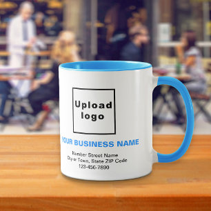 Marca comercial na caneca Light Blue Combo