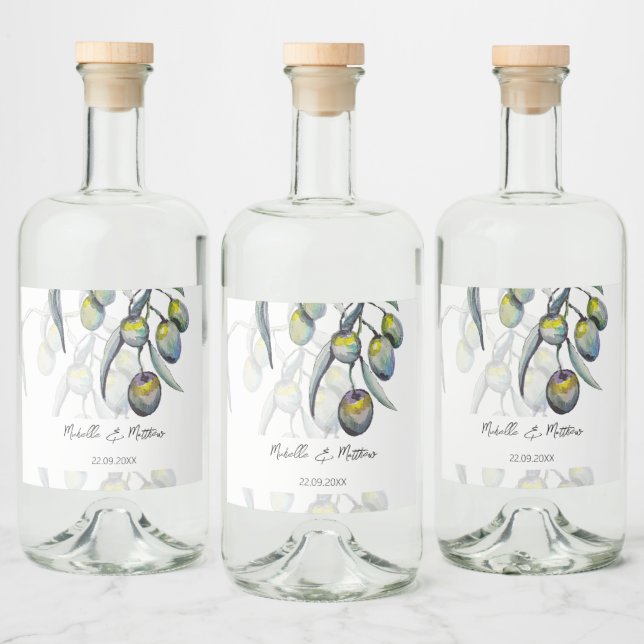 Marca de Água Elegante Personalizada (Garrafas)