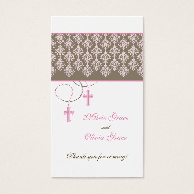 Marca de Favor do Batismo - Gêmeos (Frente)