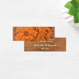 Marca de Favor do Casamento Ocidental da Flor Russ