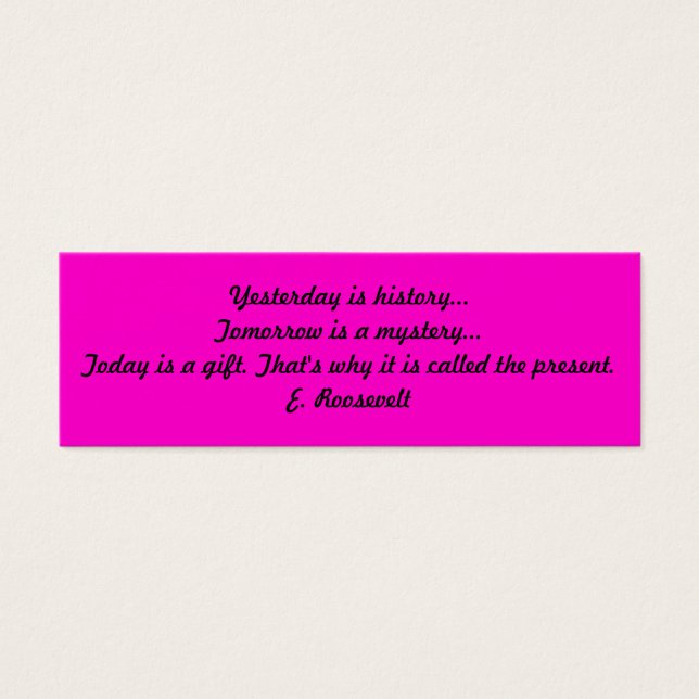 Marca de livro inspiracional (Frente)