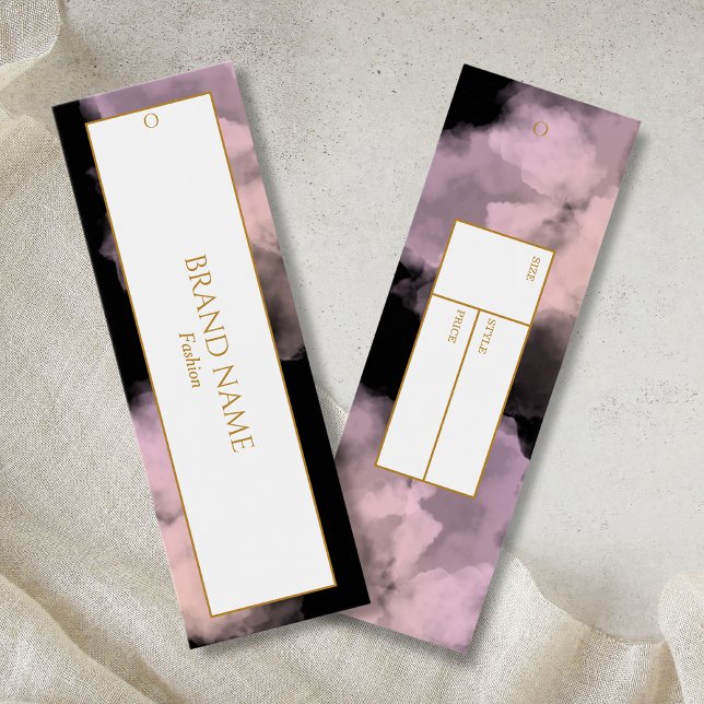 Marca de travamento de roupa de aquarela | Dourado (Criador carregado)