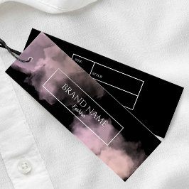 Marca de travamento de roupas preto-e-água