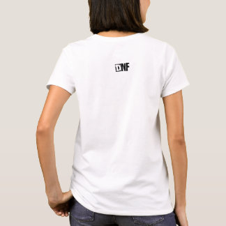 Marca do logotipo DNF Camisa T feminina