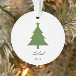 Marca Personalizada de Ornamento de Árvore para Ch