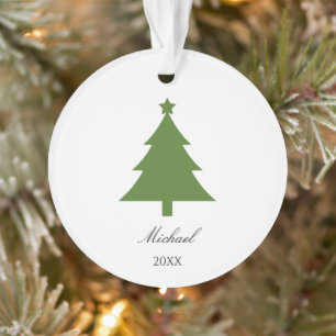 Marca Personalizada de Ornamento de Árvore para Ch