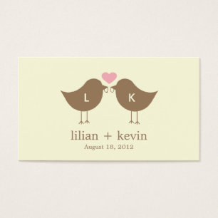 Marcações de Favoritos de Casamento de Aves do M