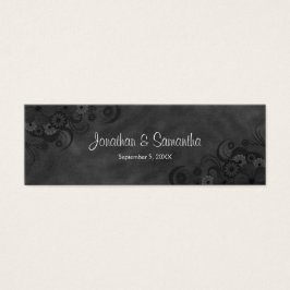 Marcações de Favoritos do Casamento Gótico Floral 