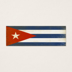 Marcador com a bandeira afligida do vintage de