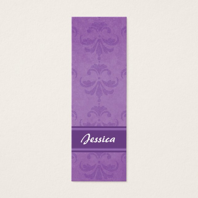 Marcador Damask Lilac (Frente)