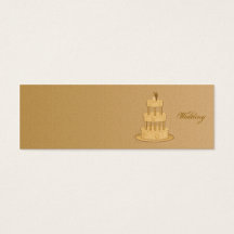 Marcador de Favor de Casamento Vintage Romântico