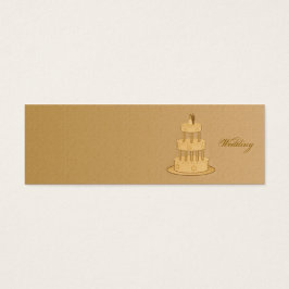 Marcador de Favor de Casamento Vintage Romântico