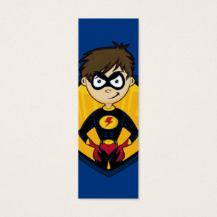 Marcador do menino do super-herói