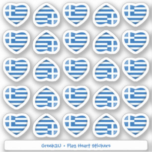 Marcador Grego - Adesivos de Contornos do Coraçã