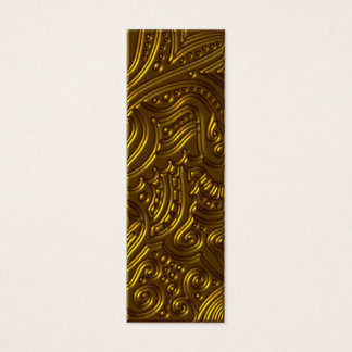 Marcador ou Etiqueta do Ouro Elegante