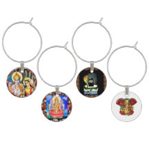 4 Charmes Laxmi Narain Shiva Linga Ganapat Ganesha