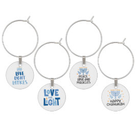 Marcador Para Taças De Vinho Hanukkah