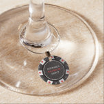 Marcador Para Taças De Vinho Poker Chip Bachelor Party Las Vegas Night<br><div class="desc">Adicione um toque de Las Vegas à sua despedida de solteiro com estes poker Chip Wine Charms. Estes amuletos são perfeitos para marcar os óculos dos seus convidados durante uma festa de pôquer. Esses encantos de vinho são feitos de chips de pôquer e apresentam um clássico design de casino com...</div>