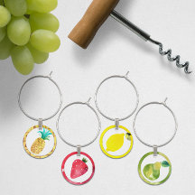 🍓 🍷 Watercolor Fruta tropical