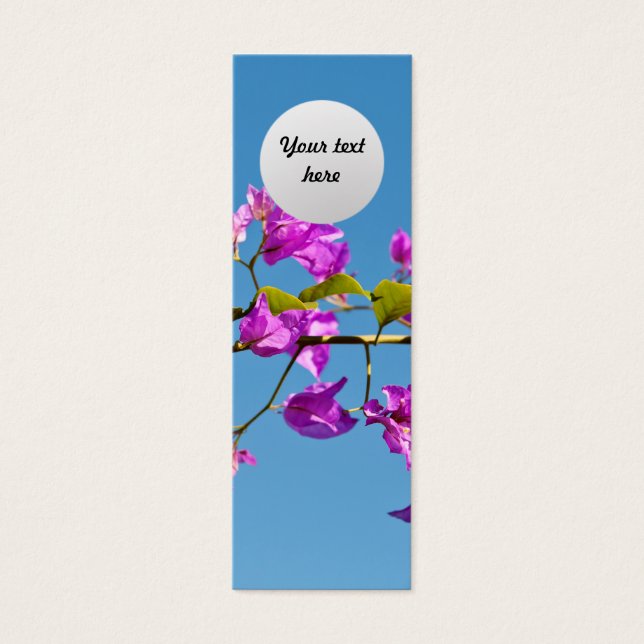Marcador Personalizado Bougainvillea (Frente)