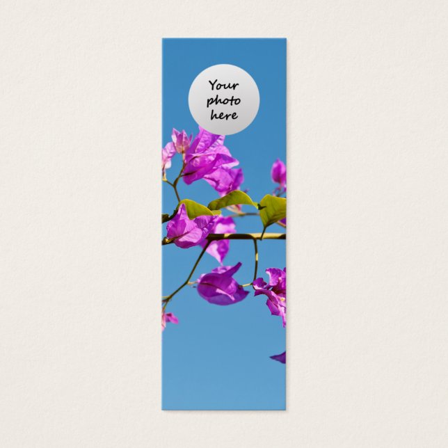 Marcador Personalizado Bougainvillea (Frente)