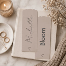 Marcador Personalizado Moderno com Nome e Empodera