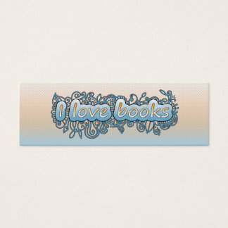 Marcador - Rabisco azul e laranja