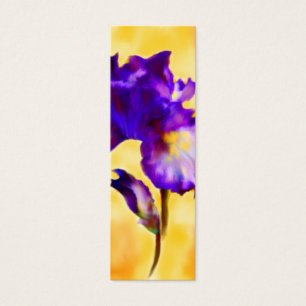 Marcador roxos da íris (flor)
