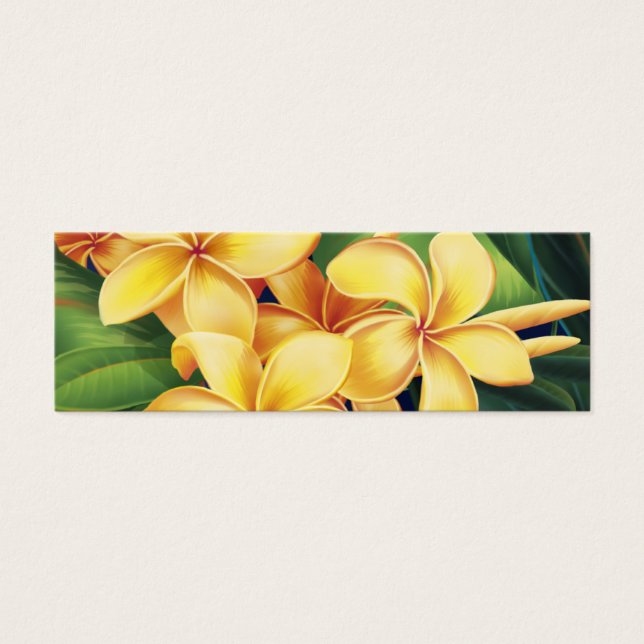 Marcador Tropical Paradise Plumeria (Frente)