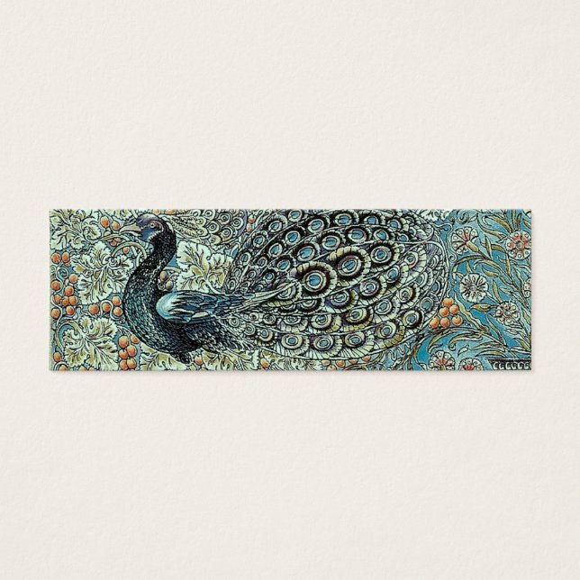 Marcador, William Morris Peacock (Frente)