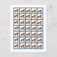 Marcadores de Cartão Bingo Azul All-star