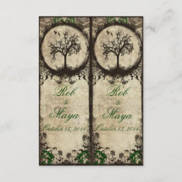 Marcadores de Página Nova Vida Vintage Favor de Ca