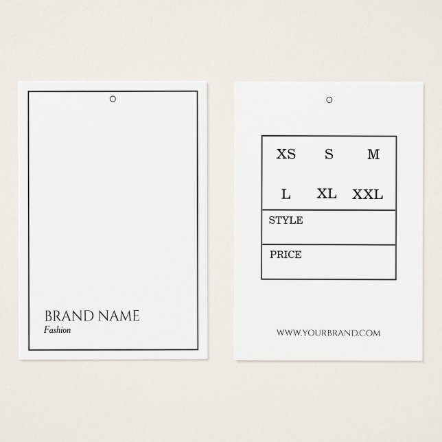 Marcas Brancas Modernas (Frente & Verso)