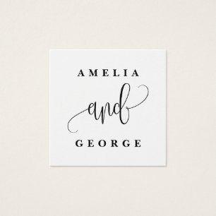 Marcas de Favoritos de Casamento de COR EDITABLE #