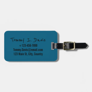 Marcas de ID Personalizadas, Etiquetas de Nome Per