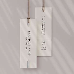 Marcas de Roupas Etiqueta de Preço EVERLY Ivory