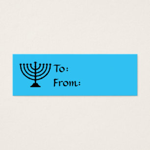 Marcas do Presente de Hanukkah Menorah